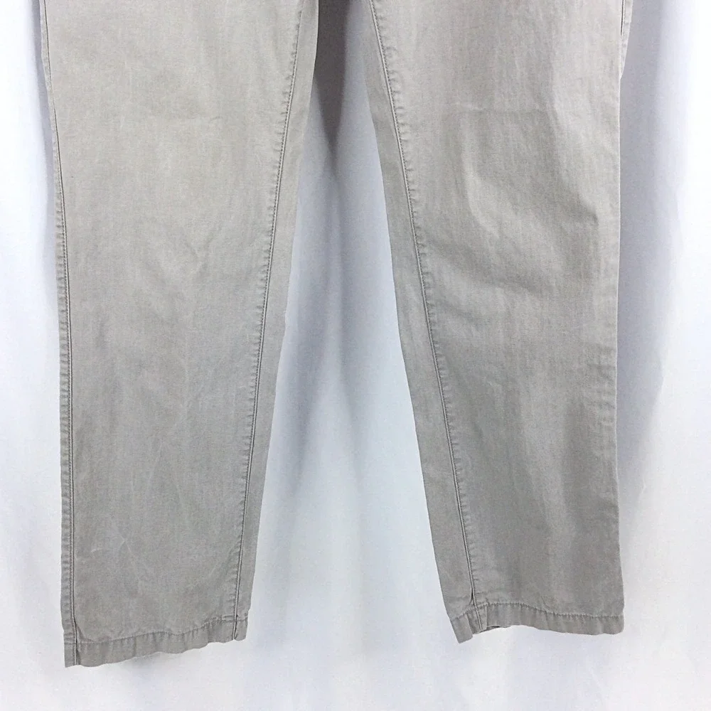 Banana Republic Aiden Pant Men's Size 32x32 Gray Flat Front Chino